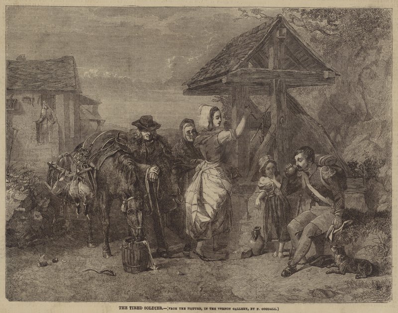 Den trötta soldaten av Frederick Goodall