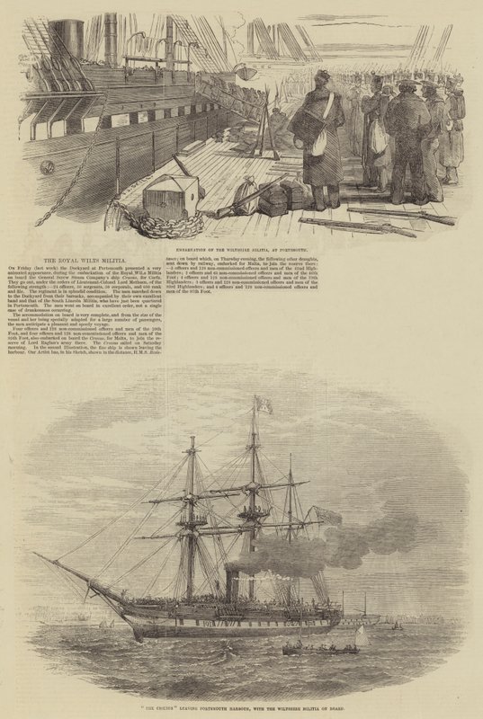 Den kungliga Wilts-milisen av Frederick John Skill
