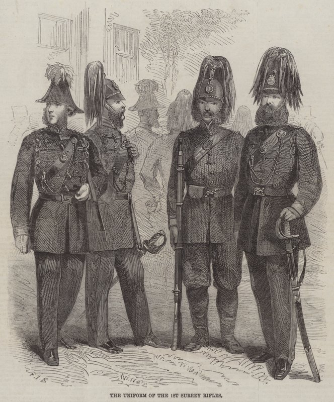 The Uniform of the 1st Surrey Rifles av Frederick John Skill
