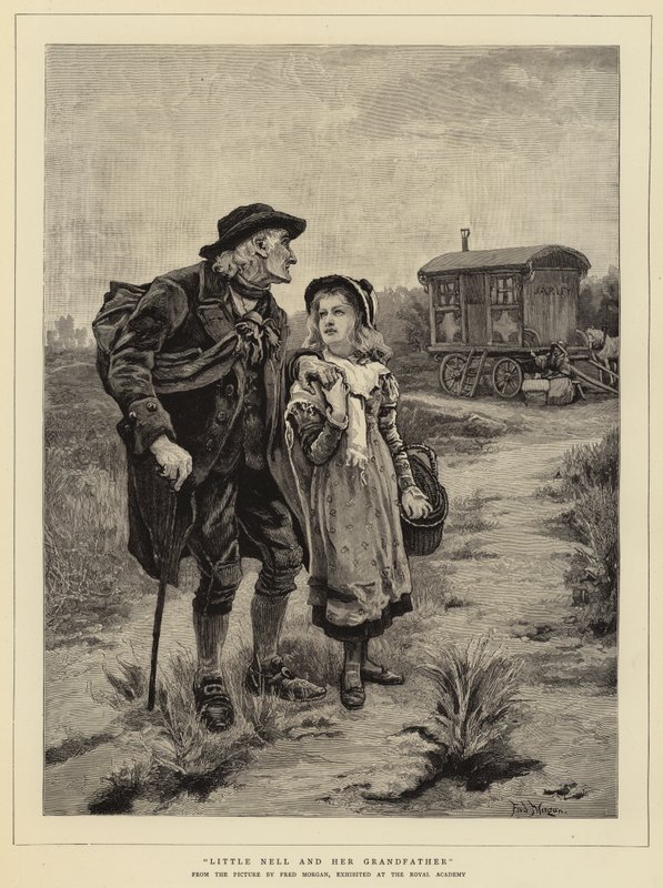 Lilla Nell och hennes farfar av Frederick Morgan