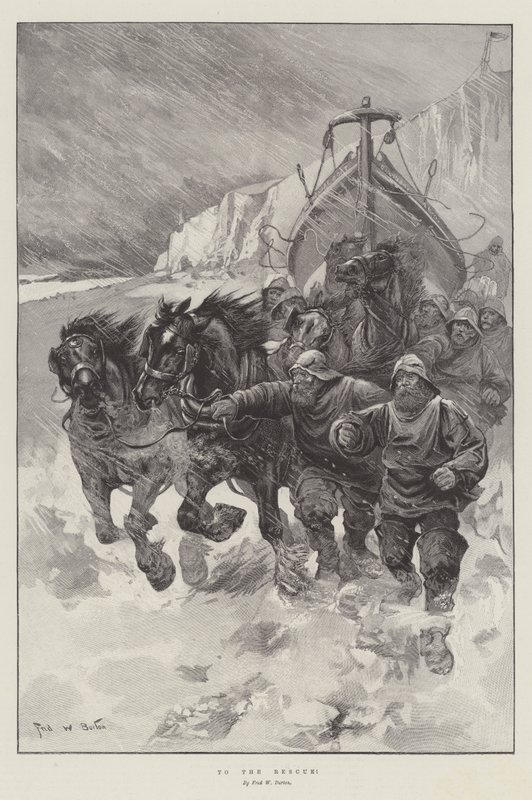 Till undsättning! av Frederick William Burton