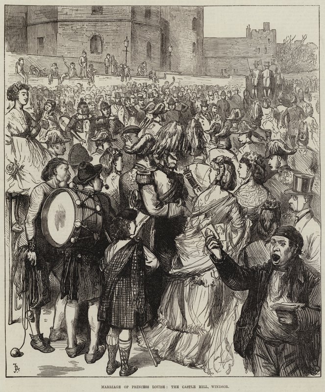 Prinsessan Louises äktenskap, Castle Hill, Windsor av Frederick Barnard