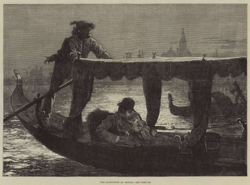 Smekmånaden i Venedig av Frederick Barnard