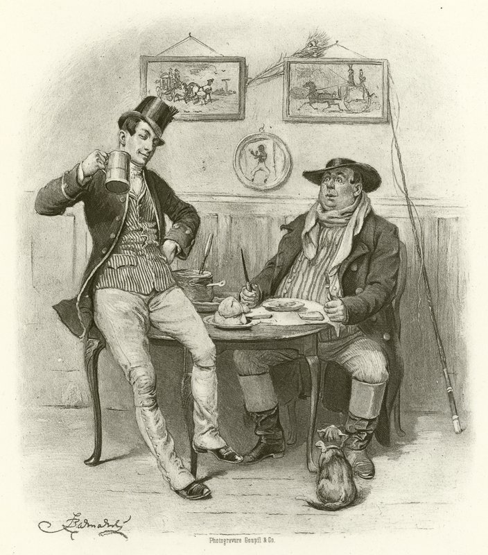 De två Wellers (gravyr) av Frederick Barnard