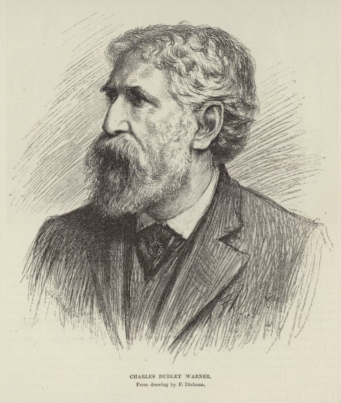 Porträtt av Charles Dudley Warner av Frederick Dielman