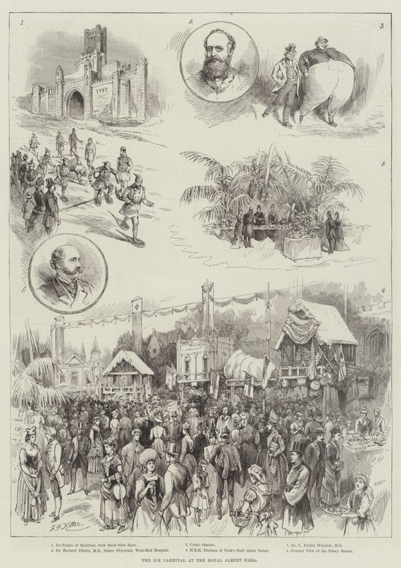 Iskarnevalen i Royal Albert Hall av Frederick George Kitton