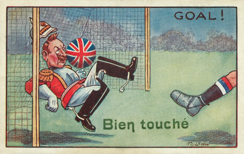 Tja Touch, mål! (färg litho) av Frederick George Lewin
