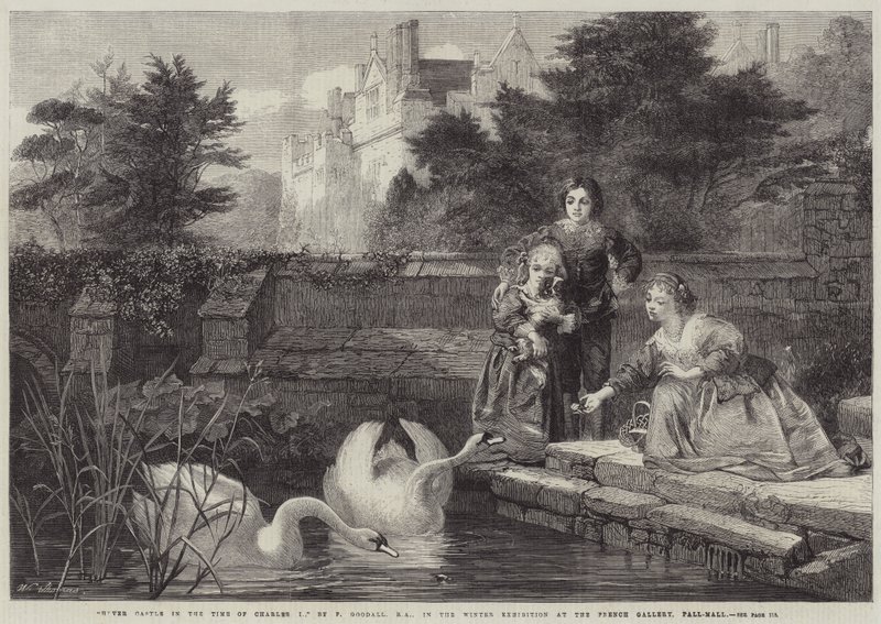 Hever Castle under Karl I:s tid av Frederick Goodall