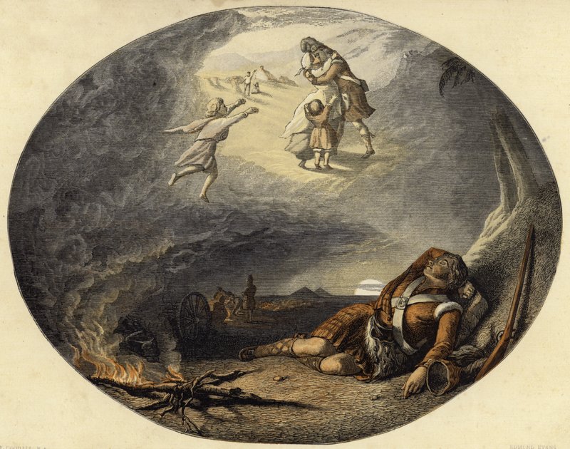 Soldatens dröm av Frederick Goodall