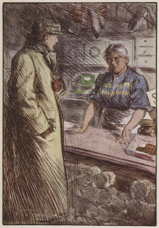 Illustration för They av Rudyard Kipling (färg litho) av Frederick Henry Townsend