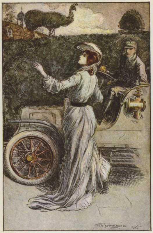 Illustration för They av Rudyard Kipling (färg litho) av Frederick Henry Townsend