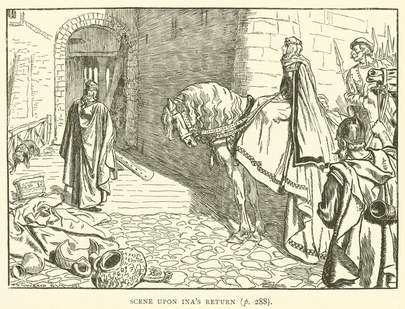 Scen efter Inas återkomst av Frederick Henry Townsend