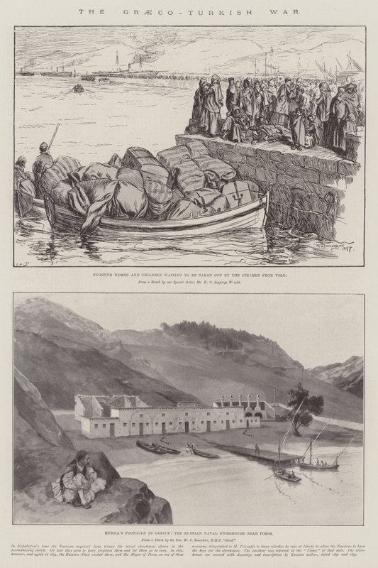 Grekisk-turkiska kriget av Frederick Henry Townsend