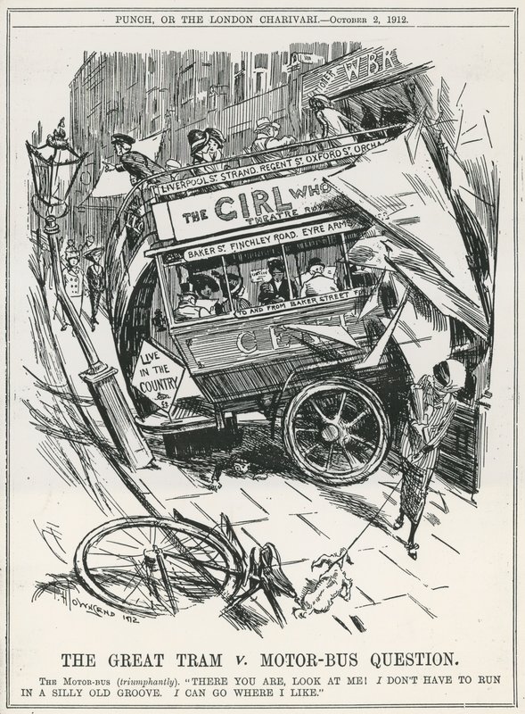 The Great Tram v. Motor-Bus-frågan av Frederick Henry Townsend