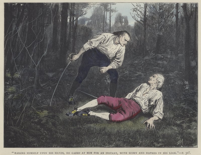 Illustration för Barnaby Rudge av Frederick L. Bernard