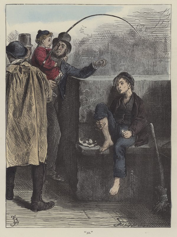 Illustration för Bleak House av Frederick L. Bernard