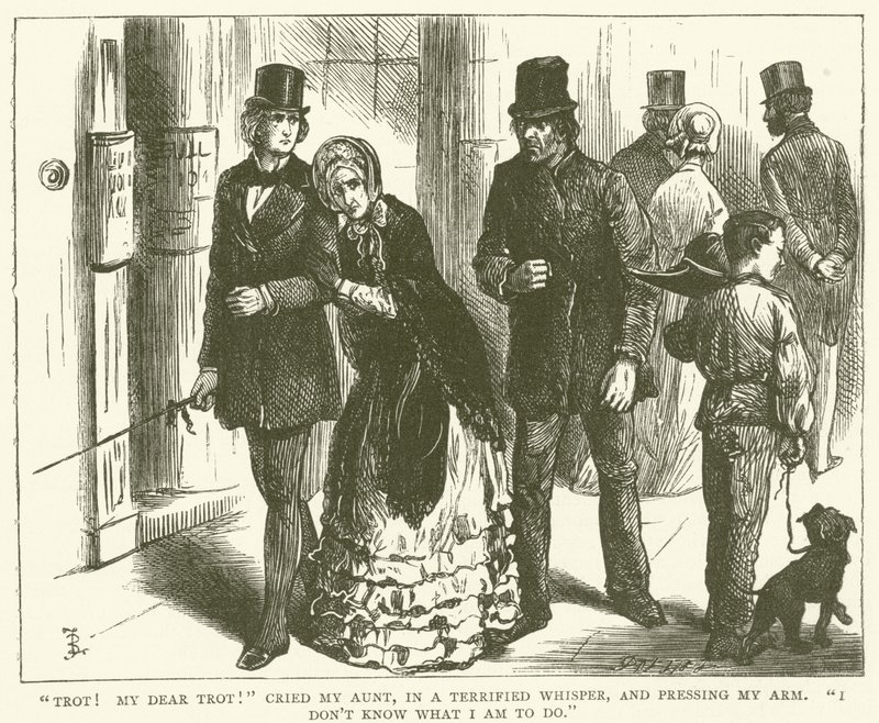 Illustration för David Copperfield av Frederick L. Bernard