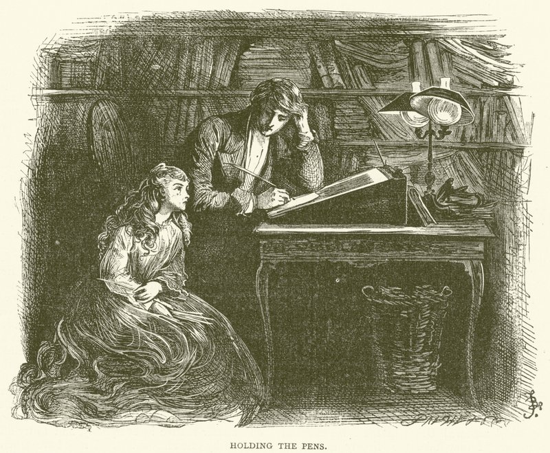 Illustration för David Copperfield av Frederick L. Bernard