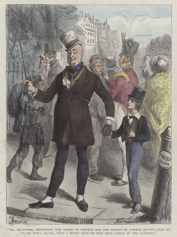 Illustration för David Copperfield av Frederick L. Bernard