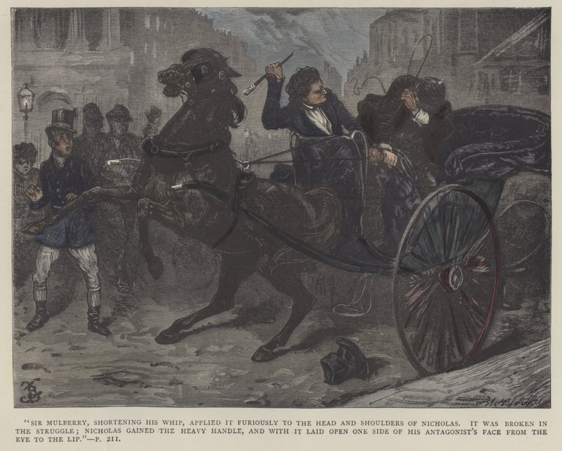 Illustration för Nicholas Nickleby av Frederick L. Bernard