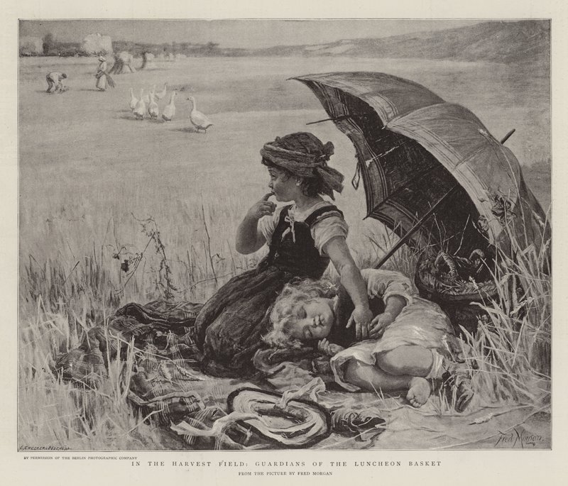 I skördefältet, Guardians of the Luncheon Basket av Frederick Morgan