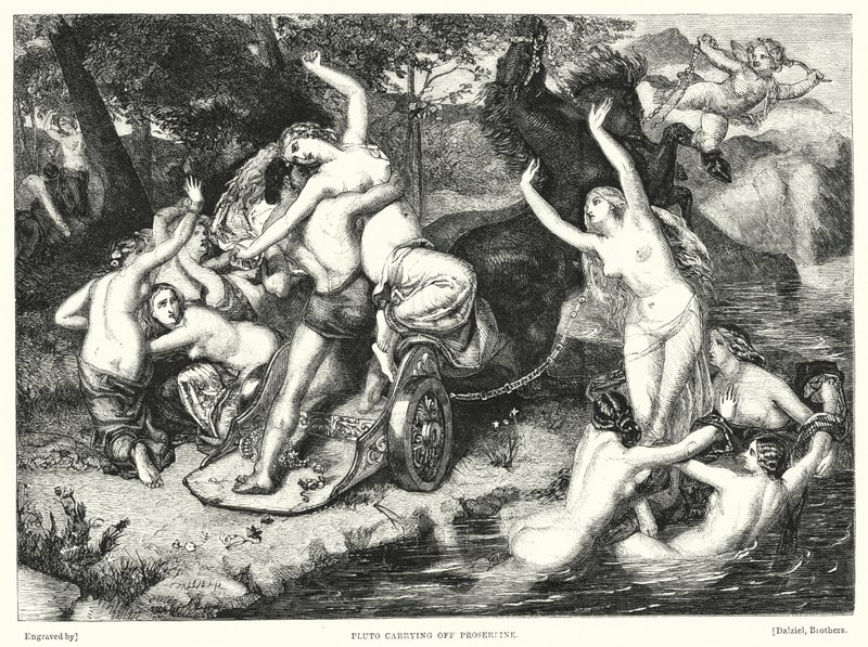 Pluto bär av Proserpine (gravyr) av Frederick Richard Pickersgill