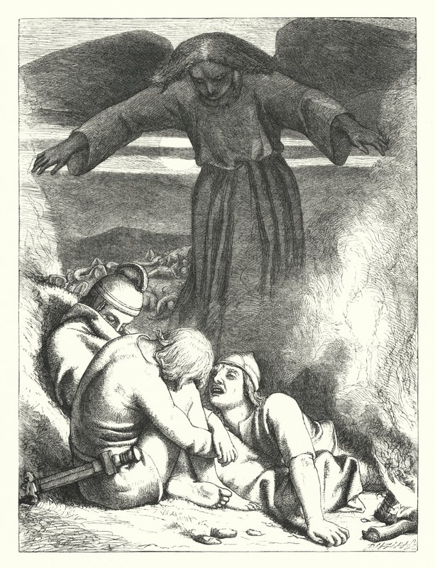 Förstörelsen av Sanherib (gravyr) av Frederick Richard Pickersgill