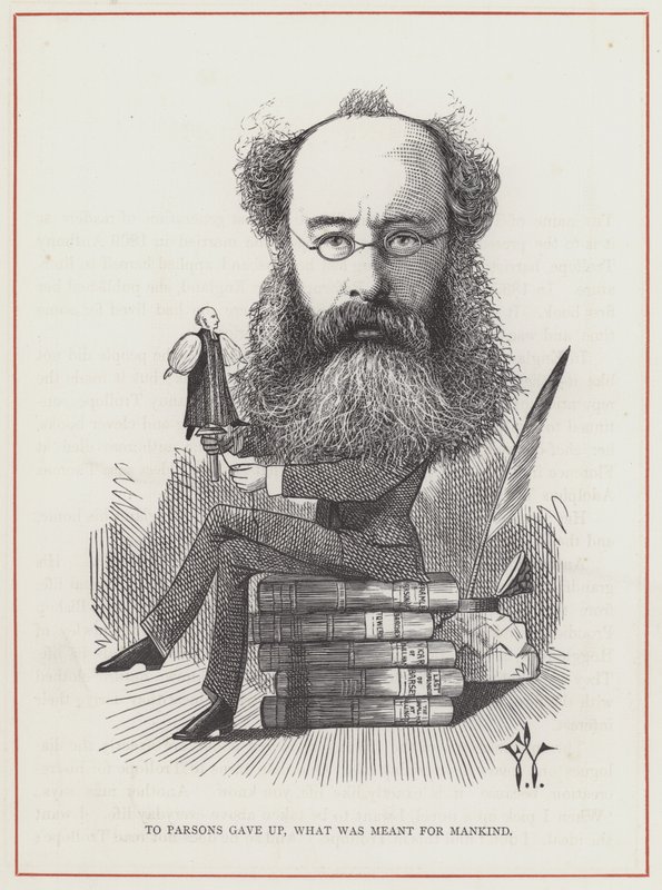 Anthony Trollope, romanförfattare av Frederick Waddy