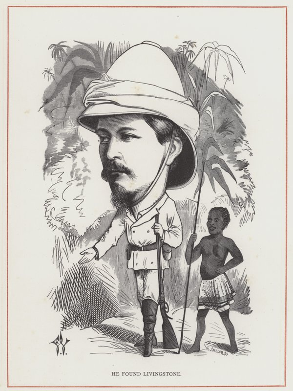 H M Stanley, han hittade Livingstone av Frederick Waddy