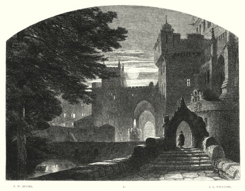 Lord Byrons barn Harold, Canto I, Strof 7 (gravyr) av Frederick William Hulme
