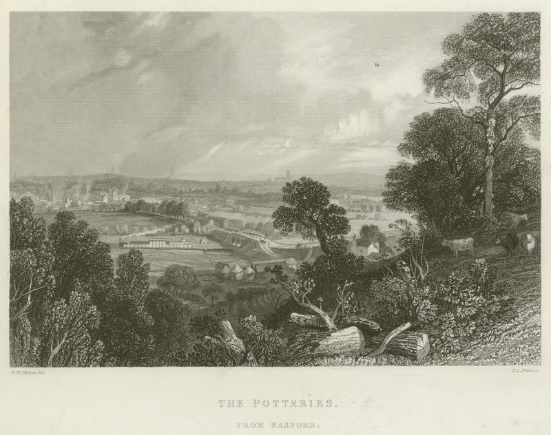 The Potteries, från Basford av Frederick William Hulme