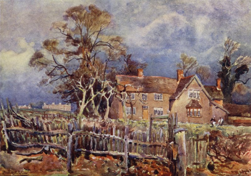 Arbury, George Eliots födelseplats av Frederick William Newton Whitehead