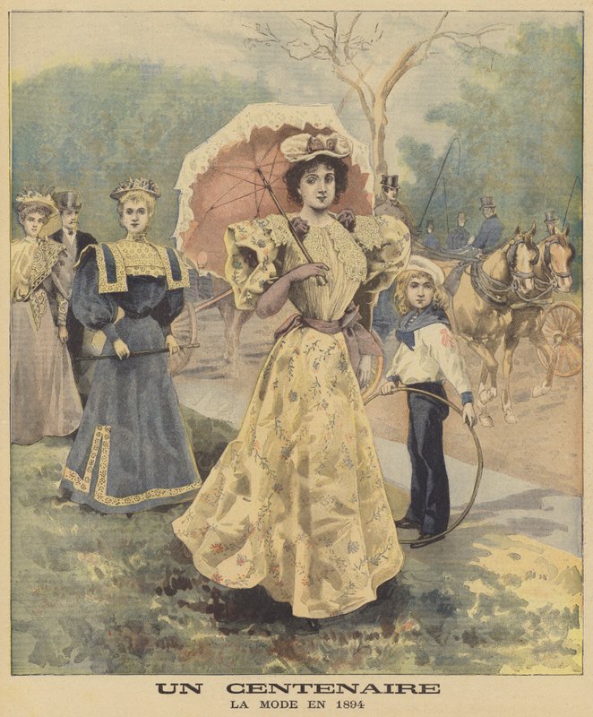 Ett hundraårsjubileum: mode 1894 av French School