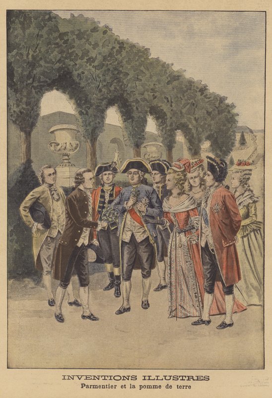 Antoine-Auguste Parmentier, fransk promotor för potatisen som matkälla av French School