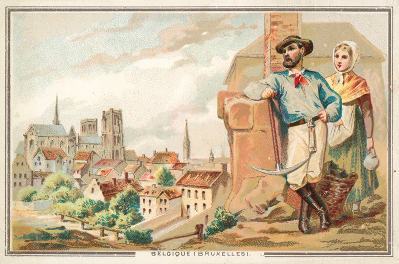 Bryssel, Belgien av French School