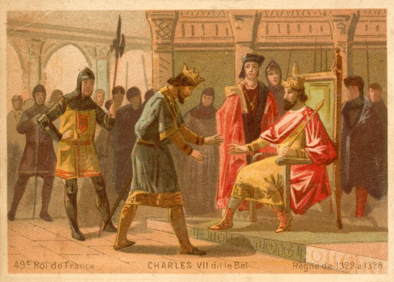 Karl IV av Frankrike av French School