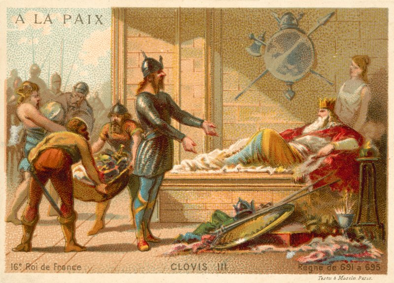 Clovis III, frankernas kung av French School
