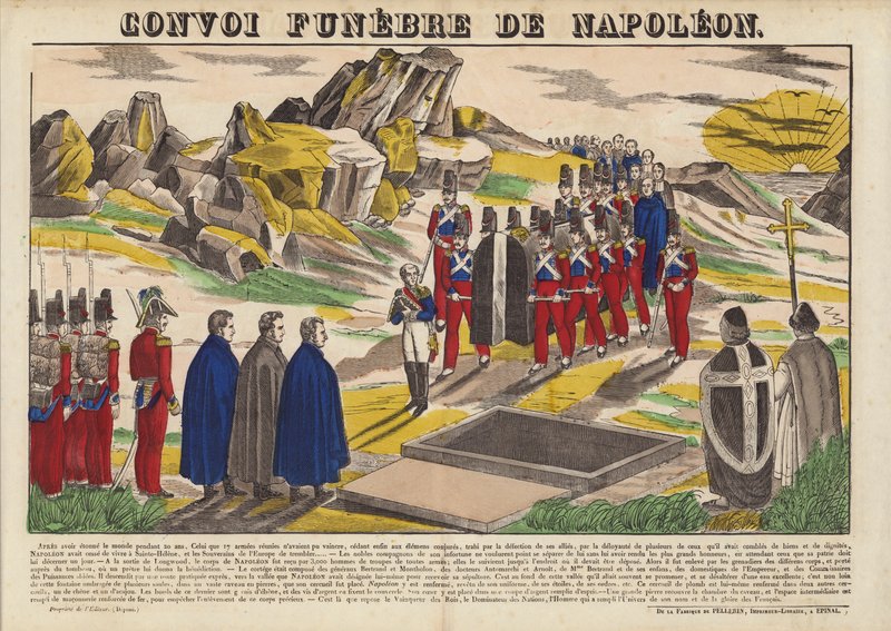 Napoleons begravningskonvoj av French School