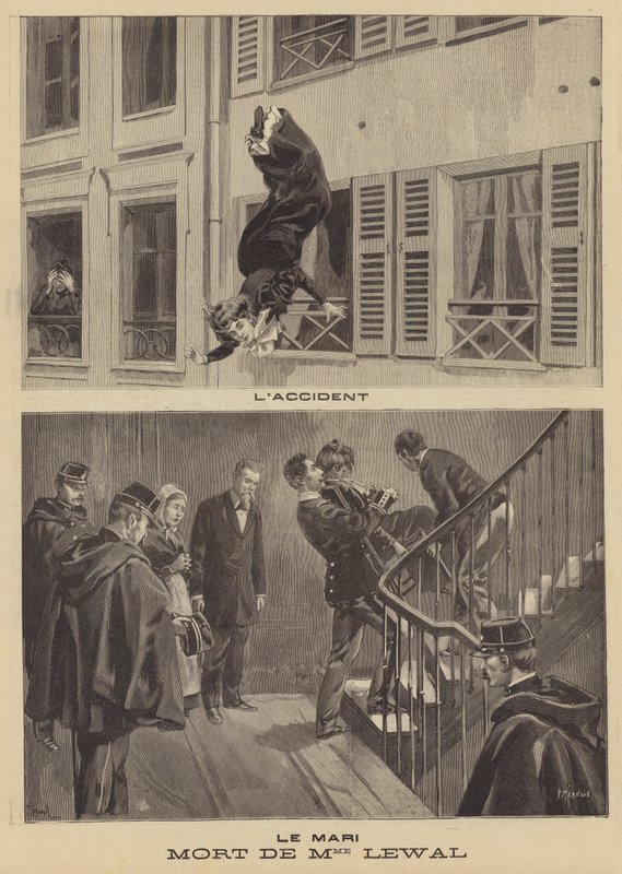 Död av hustru till en arméofficer av French School