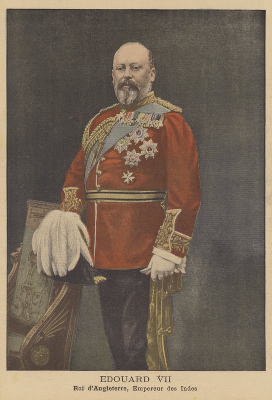 Edward VII, kung av Storbritannien och kejsare av Indien av French School