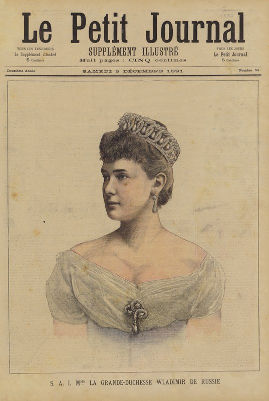 Storhertiginnan Vladimir av Ryssland av French School