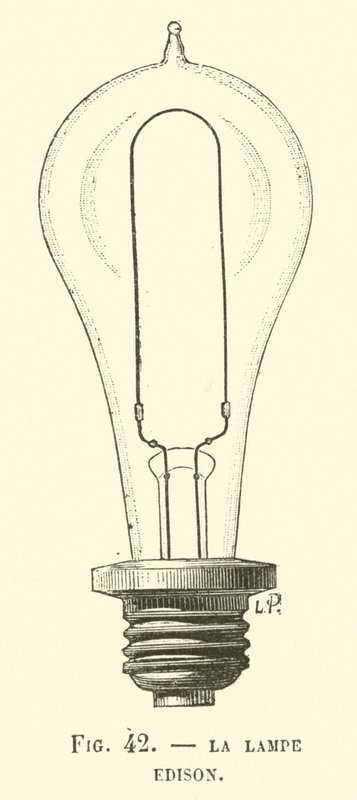 Edison-lampan av French School