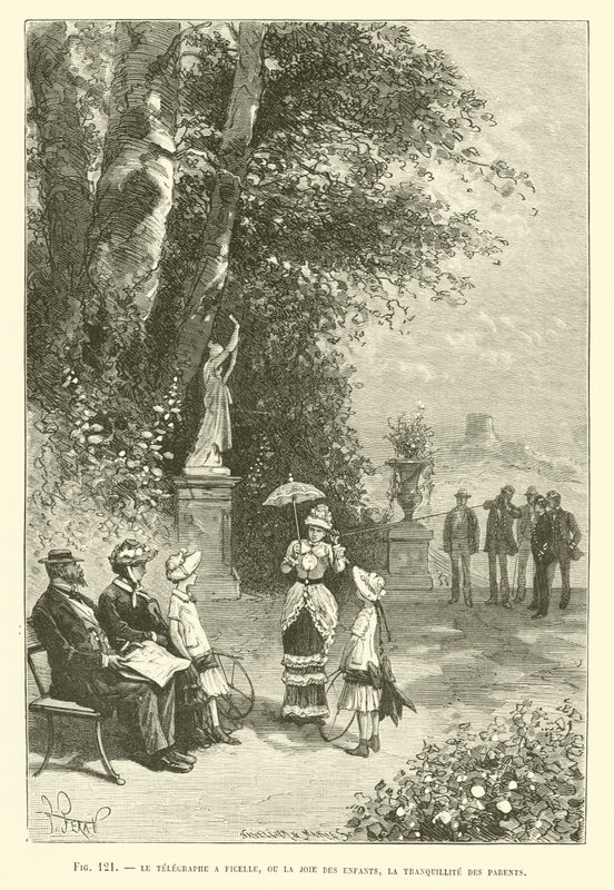 Strängtelegrafen, eller barnens glädje, föräldrarnas lugn av French School
