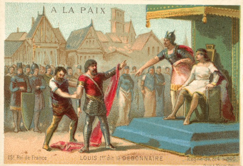 Ludvig I av Frankrike av French School
