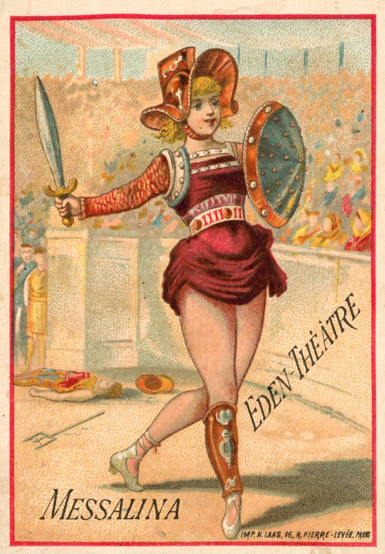 Messalina, balett på Eden-Theatre, Paris av French School