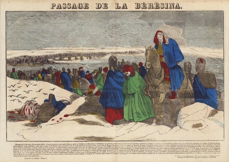 Passage av Beresina av French School