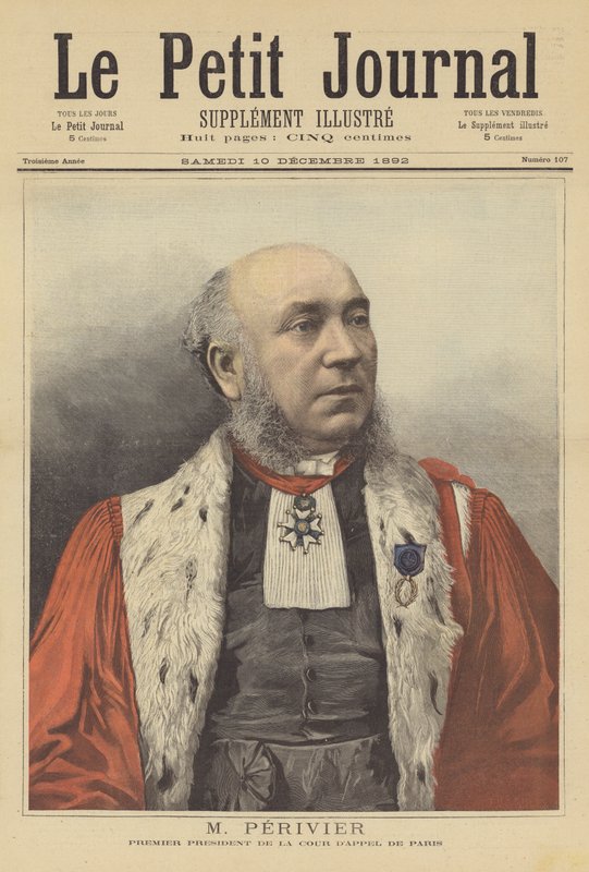 Samuel Perivier, förste president för hovrätten i Paris av French School
