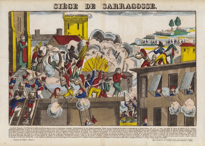 Siege De Saragosse av French School
