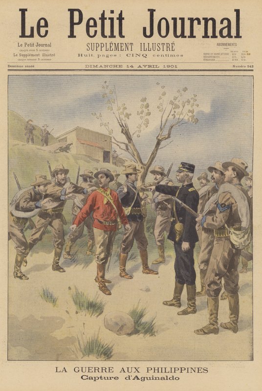Det filippinsk-amerikanska kriget: fångst av Emilio Aguinaldo av amerikanerna av French School