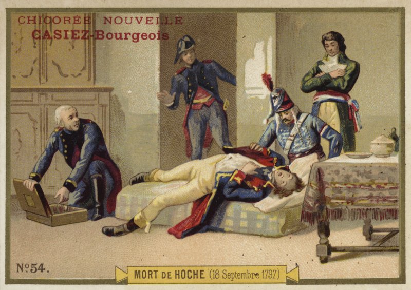 General Hoches död den 18 september 1797 av French School